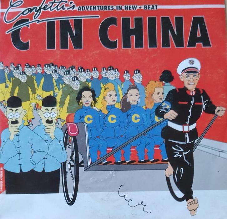 Confetti's - C in China, Cd's en Dvd's, Vinyl Singles, Zo goed als nieuw, Single, Pop, 7 inch, Ophalen of Verzenden