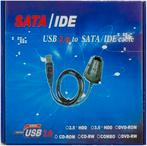 Adaptateur IDE SATA 2,5" 3,5" USB pour disque CD DVD Neuf, Enlèvement ou Envoi, Neuf