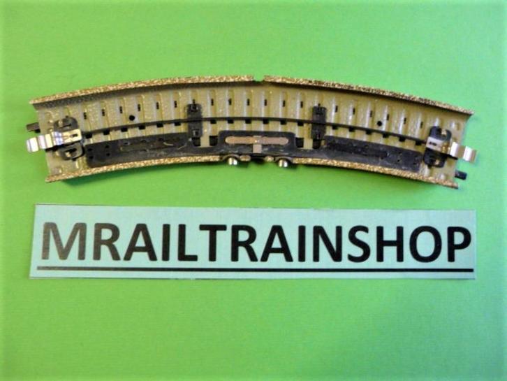 5104 MARKLIN- 1 x GEBOGEN KONTAKTRAIL (D2500848), Hobby en Vrije tijd, Modeltreinen | H0, Gebruikt, Rails, Wisselstroom, Märklin