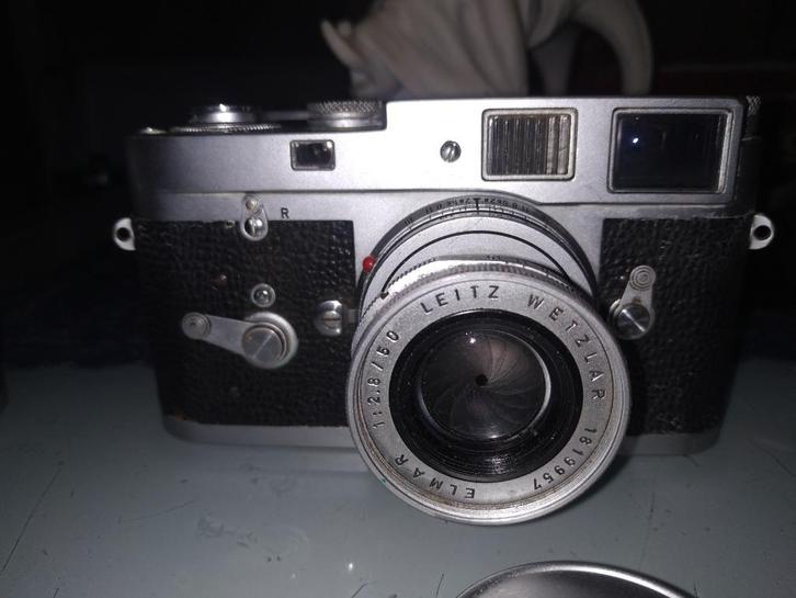 3 Leica m4/m2/1zwarte., Audio, Tv en Foto, Fotocamera's Analoog, Gebruikt, Compact, Leica, Ophalen