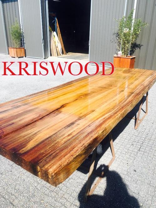 TABLE TAFEL PLATEAU IROKO PLANCHE EXO MASSIF INTER EXTER TOP, Bricolage & Construction, Bois & Planches, Planche, Enlèvement ou Envoi