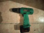 Hitachi boormachine DS 12DVF, Doe-het-zelf en Bouw, Ophalen of Verzenden, Gebruikt, Boor- en Schroefmachine