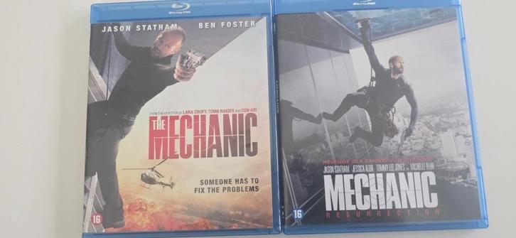 The Mechanic 1+2 (Jason Statham), Cd's en Dvd's, Blu-ray, Zo goed als nieuw, Actie, Ophalen of Verzenden