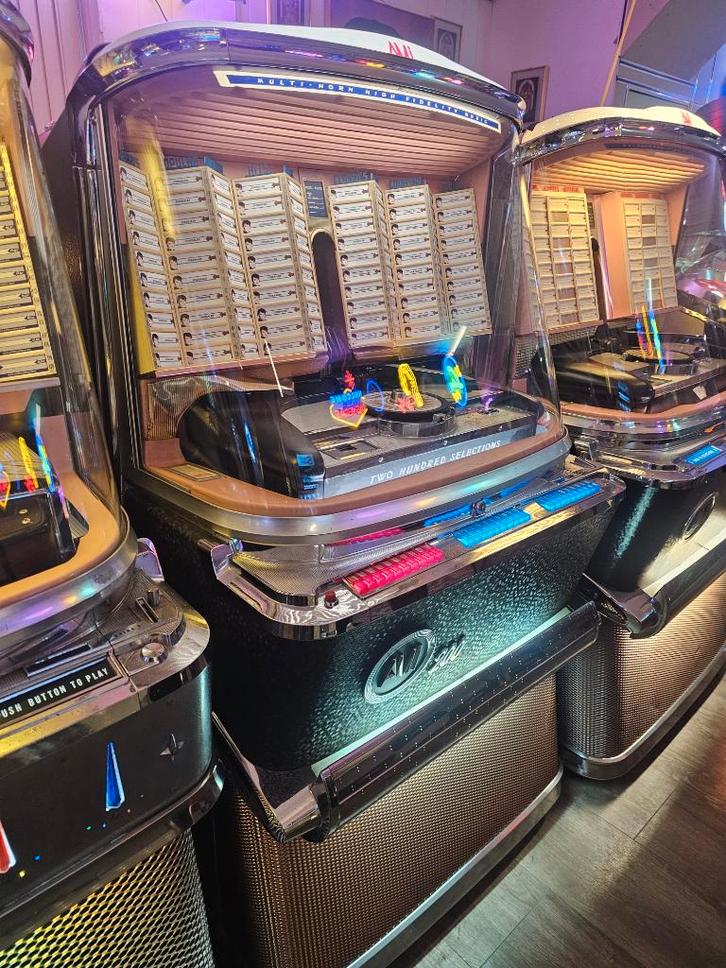 Ami H200E, Verzamelen, Automaten | Jukeboxen, Gebruikt, Ami, 1950 tot 1960, Met singles, Ophalen