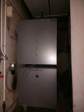 Mazoutketel Viesmann ook gekeurde bovengrondse mazouttank, Doe-het-zelf en Bouw, Chauffageketels en Boilers, Ophalen, Gebruikt