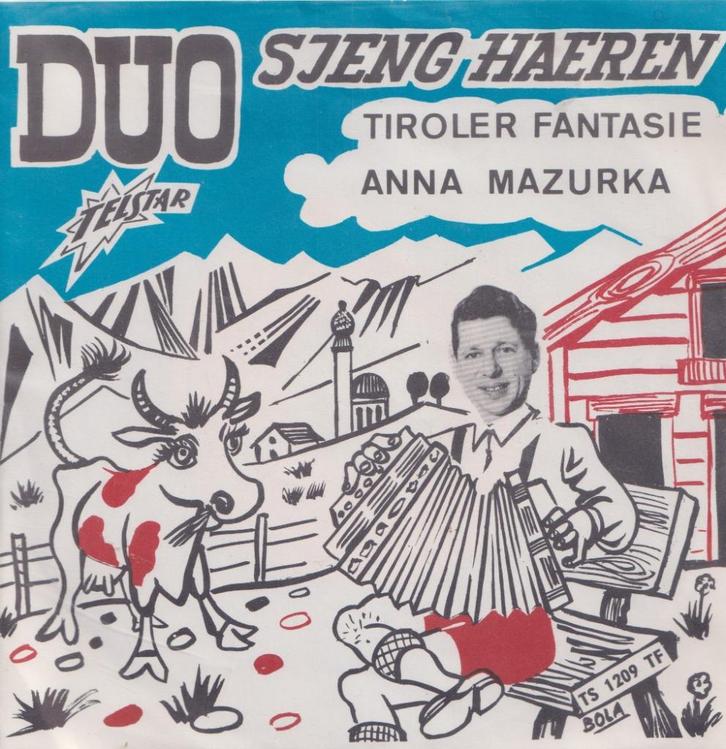 Duo Sjeng Haeren – Tiroler Fantasie / Anna Mazurka – Single, Cd's en Dvd's, Vinyl Singles, Gebruikt, Single, Nederlandstalig, 7 inch