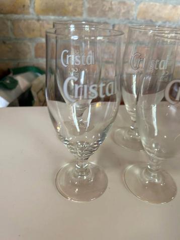 Cristal bierglazen te koop beschikbaar voor biedingen