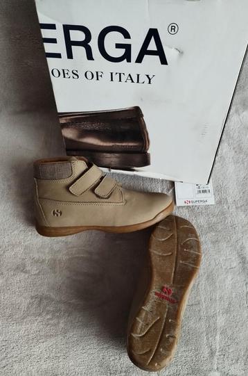 SUPERGA leren schoenen/nieuw/italië/maat 36 = 75 euro