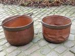 4 grote koperen potten cashpots vanaf 20 euro, Antiek en Kunst, Ophalen, Koper