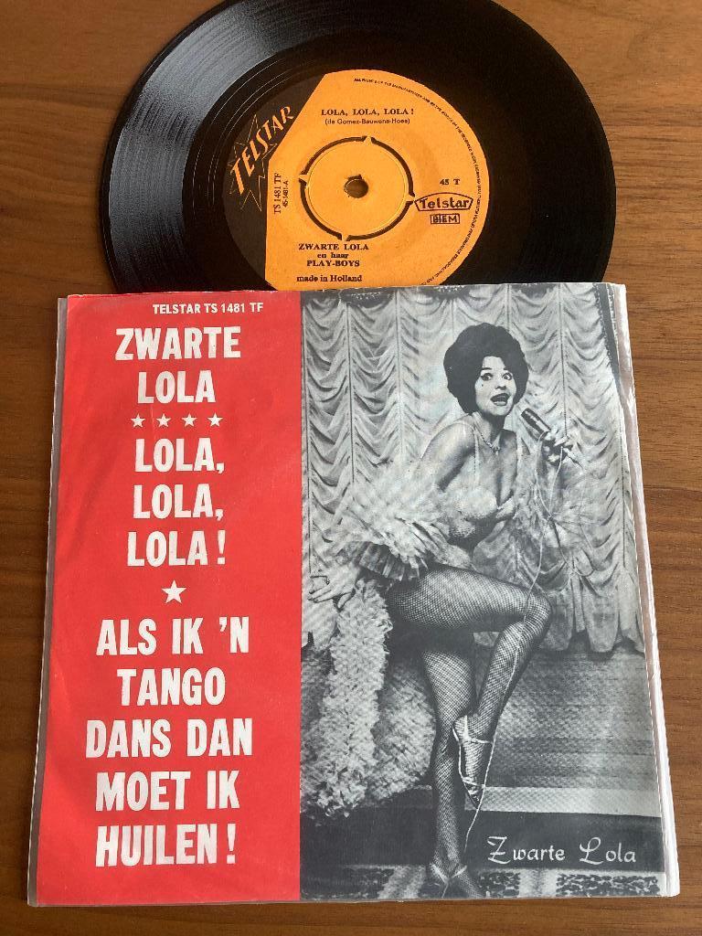 Zwarte Lola – Lola, Lola, Lola!, Cd's en Dvd's, Vinyl Singles, Ophalen of Verzenden, 7 inch, Nederlandstalig, Single
