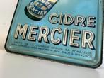 Cidre Mercier oud reclamebord 1949, Verzamelen, Reclamebord, Gebruikt, Ophalen of Verzenden