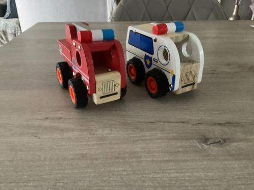 Houten verschillende speelgoed auto's, Kinderen en Baby's, Speelgoed | Houten speelgoed, Zo goed als nieuw, Rij- of Hobbelspeelgoed