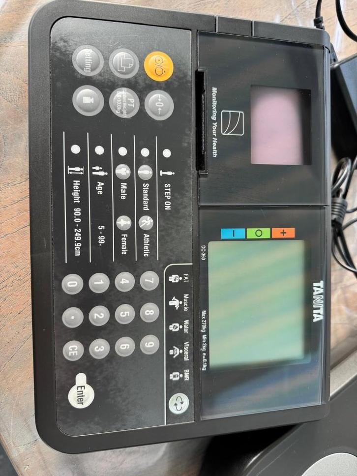Personenweegschaal Tanita DC-360 Body mass Analyzer, Elektronische apparatuur, Weegschalen, Gebruikt, Personenweegschaal, Ophalen