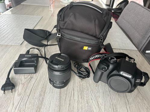 Canon EOS 4000D + 18-55mm DC en geheugenkaart 64GB, Audio, Tv en Foto, Fotocamera's Digitaal, Zo goed als nieuw, Canon, Ophalen of Verzenden