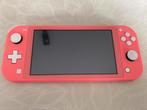 Nintendo Switch, Ophalen of Verzenden, Roze of Coral, Zo goed als nieuw, Met beschermhoes of tas