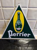 Metaalplaat driehoekig  Perrier., Ophalen, Zo goed als nieuw