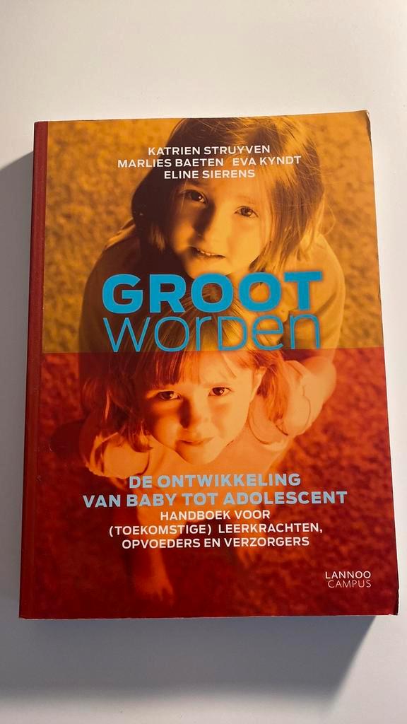 Groot worden, Livres, Psychologie, Psychologie du développement, Enlèvement ou Envoi