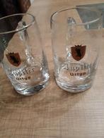 2 très anciens verres Jupiller Urtyp (0,25 cl), Enlèvement ou Envoi, Comme neuf, Verre ou Verres, Jupiler