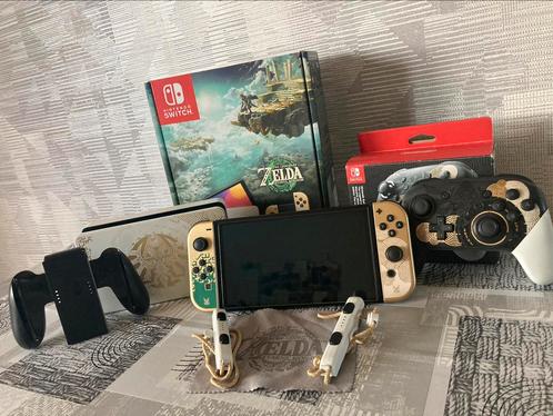 Nintendo Switch OLED - The Legend of Zelda, Games en Spelcomputers, Spelcomputers | Nintendo Switch, Switch OLED, Met 1 controller