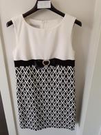 RINASCIMENTO Wit kleed met zwarte print Maat: S Prijs: € 7, Kleding | Dames, Jurken, Wit, Rinascimento, Ophalen of Verzenden, Zo goed als nieuw