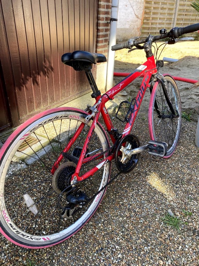 Exodus Sprint XXR 24″ racefiets Rood/Zwart/Wit, Fietsen en Brommers, Fietsen | Kinderfietsjes, Gebruikt, 20 inch of meer, Ophalen