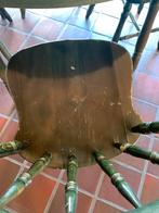 4 ijzersterke houten vintage stoelen -ophalen in Balen, Ophalen