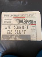Krant De Morgen - Volledig handgeschreven versie, Enlèvement ou Envoi, Utilisé