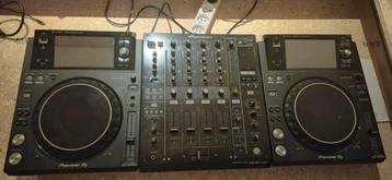 Pioneer dj set 2x xdj1000mk2 + djm900nexus, Enlèvement, Comme neuf, DJ-Set, Pioneer