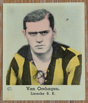 1930s Lecocq (pre panini) 40 Jules Van Orshagen Lierse SK beschikbaar voor biedingen