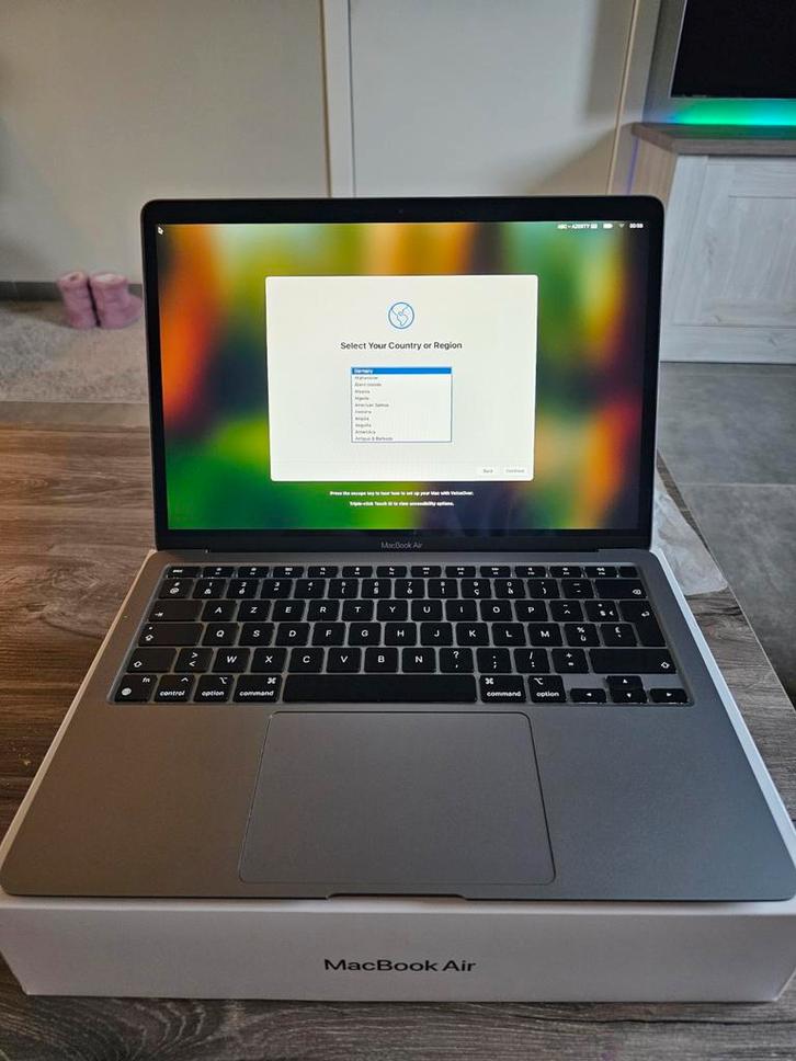 Macbook air M1, Informatique & Logiciels, Apple Macbooks, Comme neuf, MacBook, 13 pouces, 256 GB, 8 GB, Azerty, Enlèvement ou Envoi