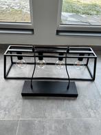 Ikea Felsisk Zwart Hanglamp voor 4 lampen, Enlèvement, Comme neuf, Métal, Modern