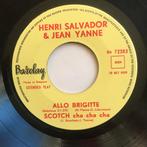 Henri Salvador & Jean Yanne - Allo Brigitte "Popcorn Cha Cha, Cd's en Dvd's, Gebruikt, 7 inch, Ophalen of Verzenden, Pop