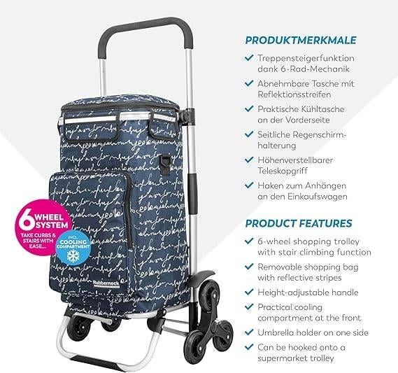 Opvouwbare Boodschappentrolley | GRATIS LEVERING, -, Verzenden, -, Nieuw