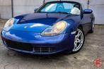 Porsche Boxster 2.7 220pk IMSfix Historiek 986 Garantie, Auto's, Lederen bekleding, Achterwielaandrijving, Zwart, Cabriolet