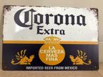 Corona Extra bier metalen vintage look wandplaat 20x30cm, Nieuw, Overige merken, Reclamebord, Plaat of Schild, Ophalen of Verzenden