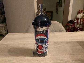 Disney Stitch Christmas drinkbeker (Nieuw) (30 cm) beschikbaar voor biedingen