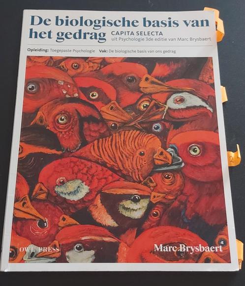 De biologische basis van het gedrag, capita selecta, Boeken, Psychologie, Zo goed als nieuw, Functieleer of Neuropsychologie, Ophalen of Verzenden