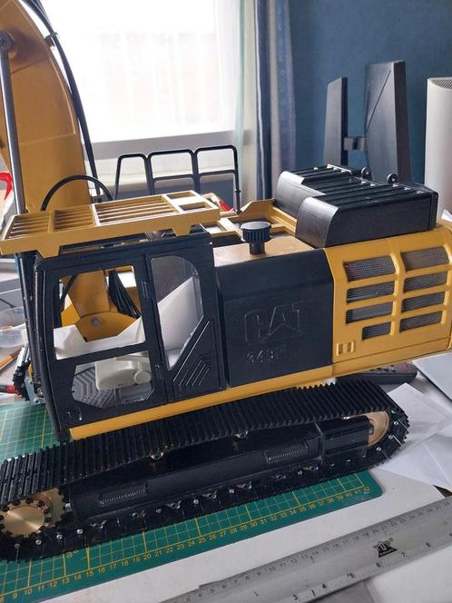 Modelbouw hydraulische graafmachines CAT 349, Hobby en Vrije tijd, Modelbouw | Radiografisch | Overige, Zo goed als nieuw, Ophalen