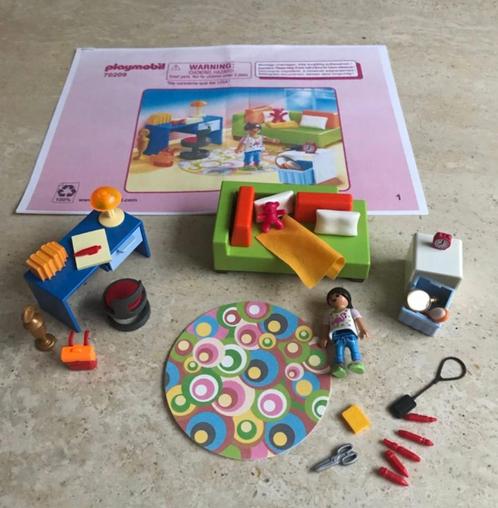 JEU "PLAYMOBIL - CHAMBRE D'ENFANT AVEC CANAPE-LIT" - 70209, Kinderen en Baby's, Speelgoed | Playmobil, Gebruikt, Complete set