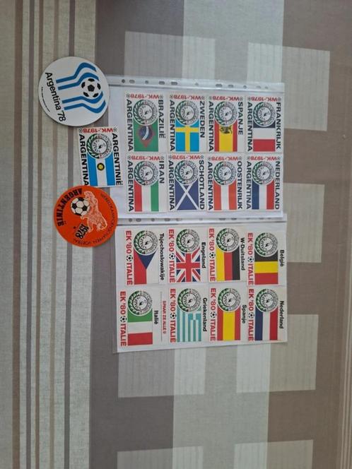 Lot stickers WK 1978 en EK 1980 Origineel!, Hobby en Vrije tijd, Stickers en Plaatjes, Nieuw, Stickers en Plaatjes, Ophalen of Verzenden