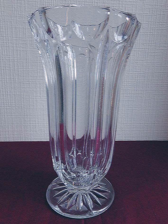 Vintage Art Deco Glazen Vaas., Antiquités & Art, Antiquités | Verre & Cristal, Enlèvement
