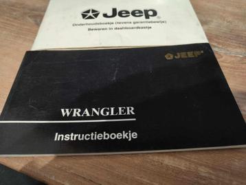 Jeep YJ Wrangler Manuel Néerlandais