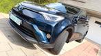 TOYOTA RAV4 HYBRIDE 10/2017 VOITBELGE 68500KM CTOK CARPASS, 4 cilinders, Blauw, Bedrijf, 5 zetels