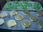 40 x Jampot / inmaak potje / hak pot, Ophalen, Gebruikt, Glas, Pot, Bus of Blik