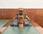 Bronzen Franse Boekensteunen van Boxer Honden, Ophalen of Verzenden