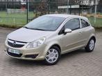 Opel Corsa - 1.2 benz - 2007 - 131d km - AC, Autos, Opel, 5 places, Tissu, Airbags, Achat