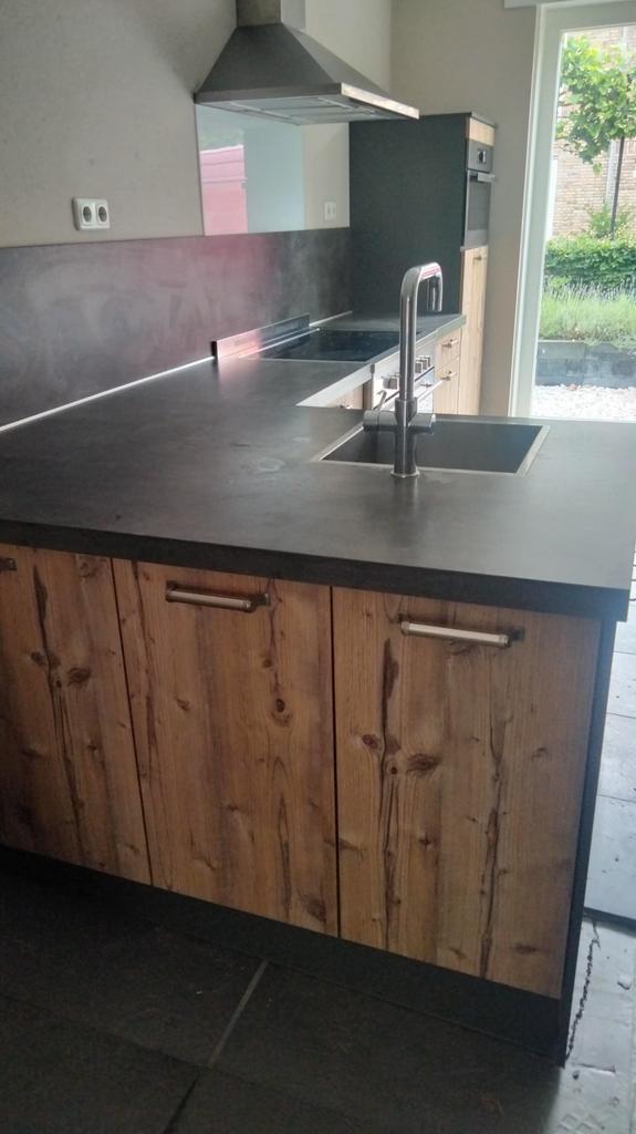 Complete Nette Hoekkeuken + Apparatuur + GEDEMONTEERD, Huis en Inrichting, Keuken | Complete keukens, Hoekkeuken, Overige kleuren