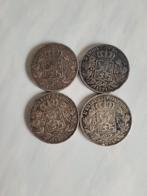 Zilveren 5 frank Leopold 1 en 2 munten, Timbres & Monnaies, Monnaies | Pays-Bas, Enlèvement ou Envoi