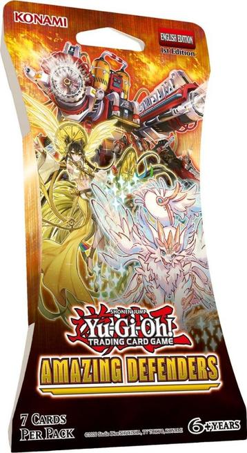 Yu-Gi-Oh! - Amazing Defenders Sleeved Booster Pack 1 Edition beschikbaar voor biedingen