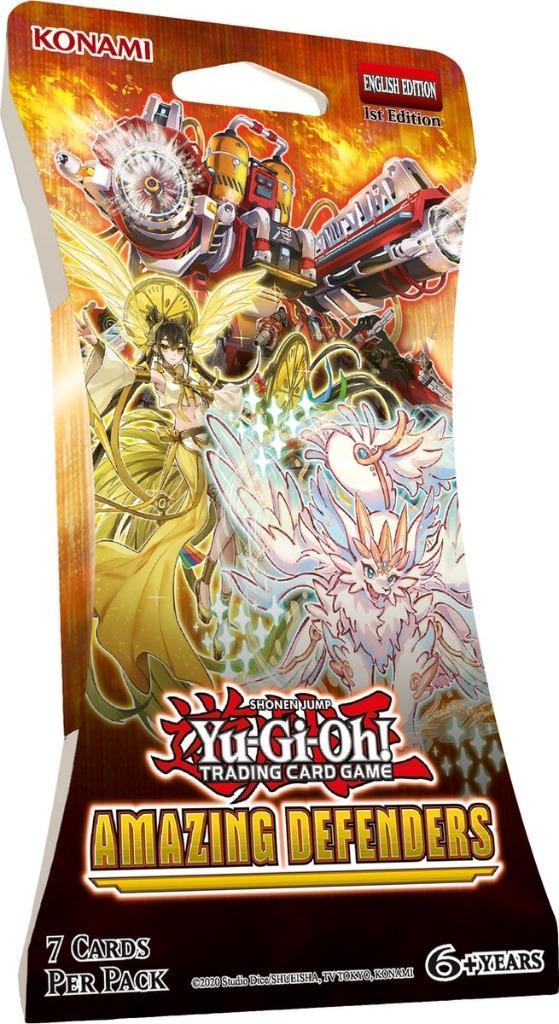 Yu-Gi-Oh! - Amazing Defenders Sleeved Booster Pack 1 Edition, Hobby en Vrije tijd, Verzamelkaartspellen | Yu-gi-Oh!, Nieuw, Booster